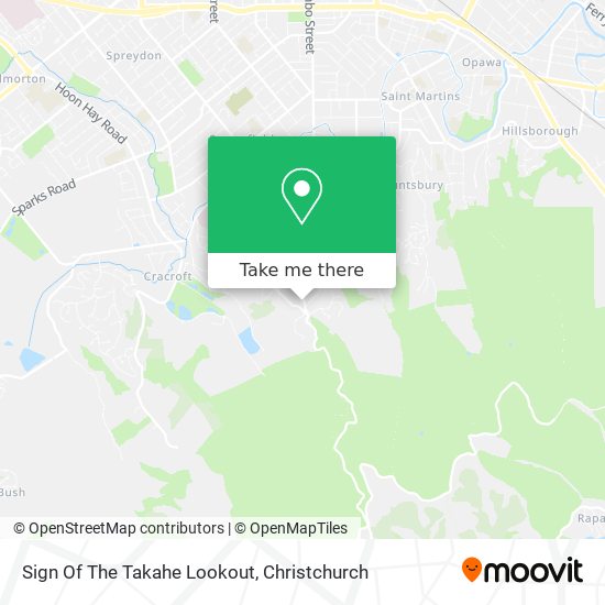 Sign Of The Takahe Lookout地图