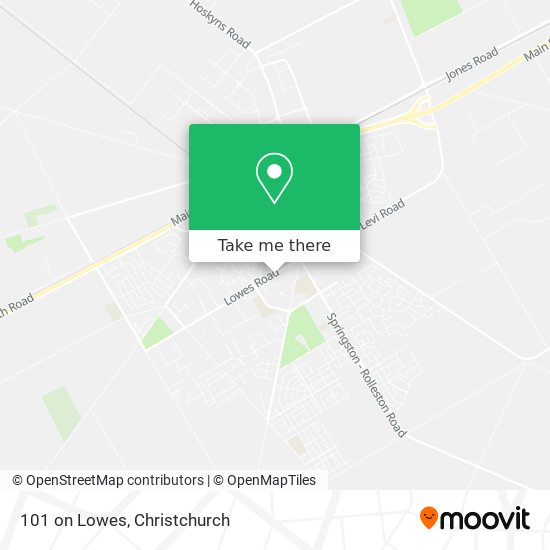 101 on Lowes map