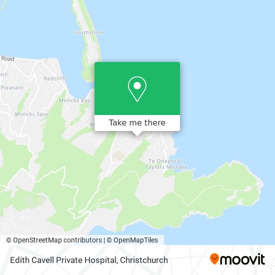 Edith Cavell Private Hospital map