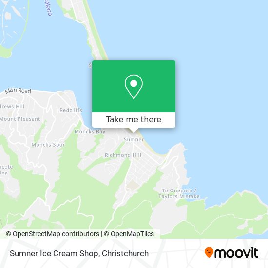 Sumner Ice Cream Shop map