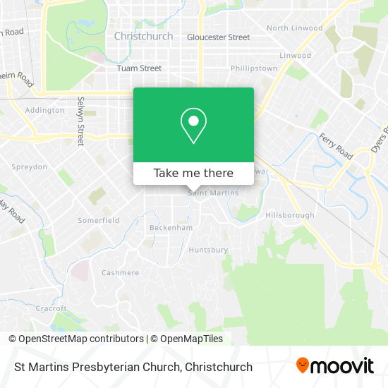 St Martins Presbyterian Church map