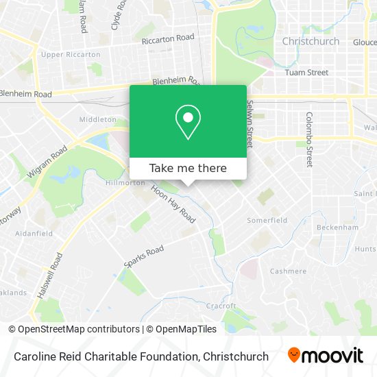 Caroline Reid Charitable Foundation map
