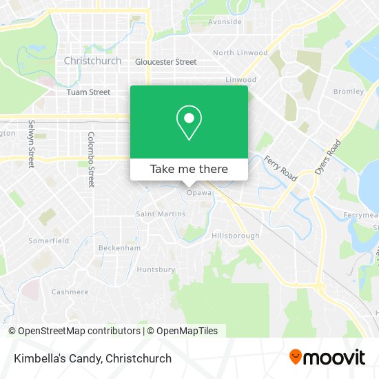 Kimbella's Candy map