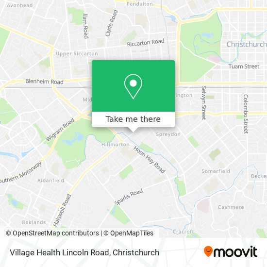 Village Health Lincoln Road map
