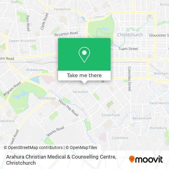 Arahura Christian Medical & Counselling Centre map