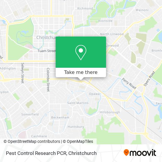 Pest Control Research PCR map