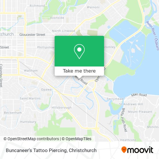 Buncaneer's Tattoo Piercing map