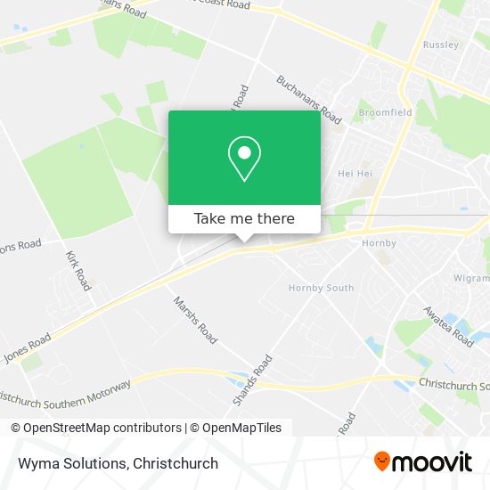 Wyma Solutions map
