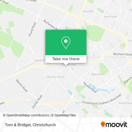 Tom & Bridget map