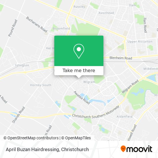 April Buzan Hairdressing map