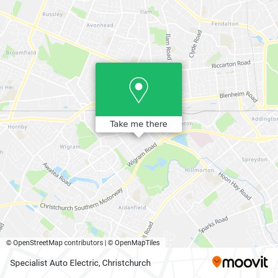 Specialist Auto Electric map