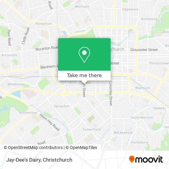 Jay-Dee's Dairy map