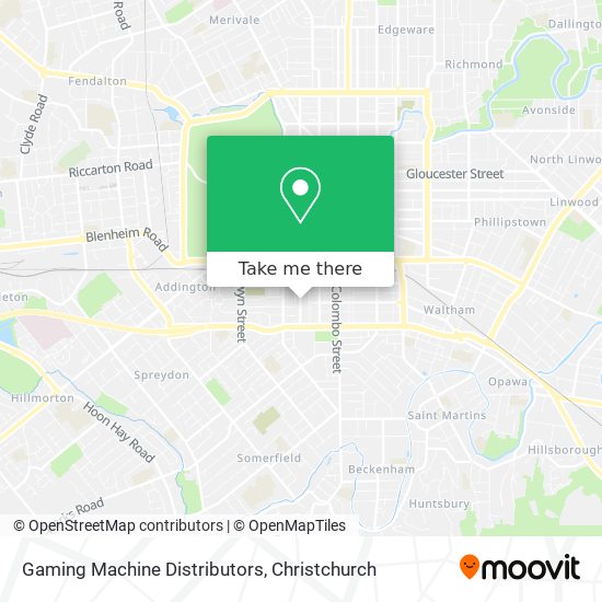 Gaming Machine Distributors map