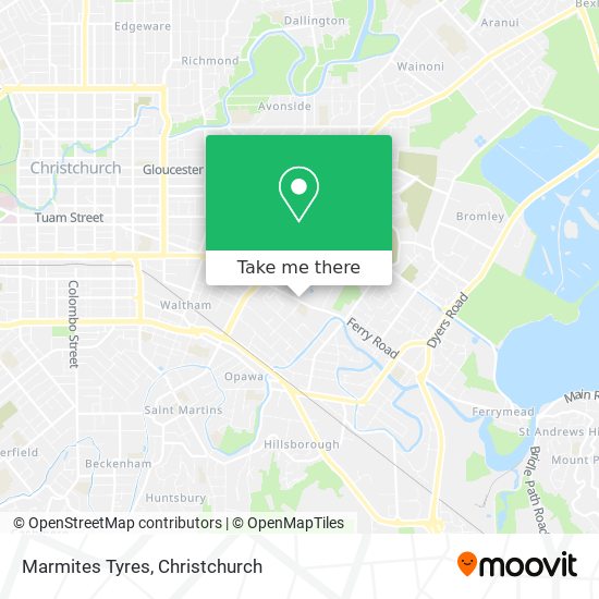 Marmites Tyres map