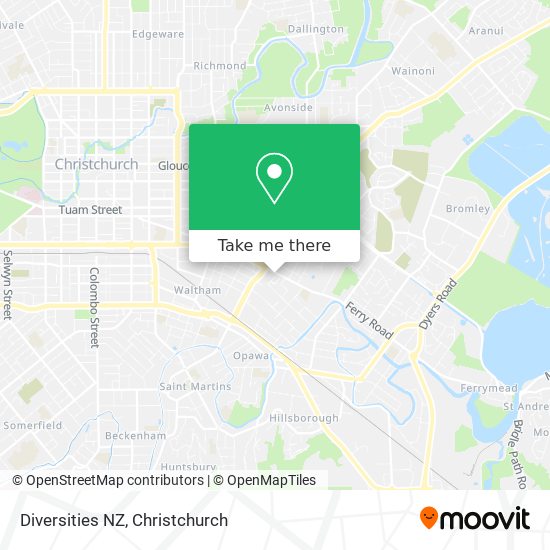 Diversities NZ map