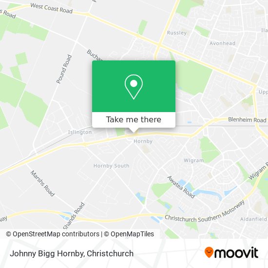 Johnny Bigg Hornby map