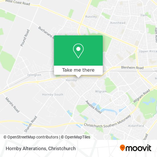 Hornby Alterations map