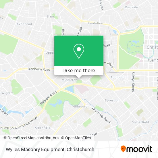 Wylies Masonry Equipment map