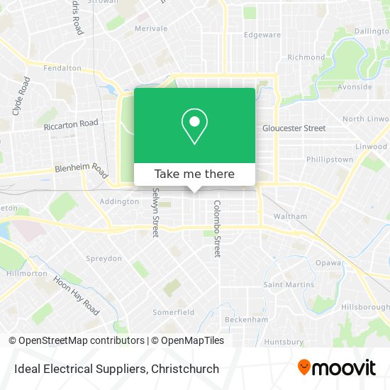 Ideal Electrical Suppliers map