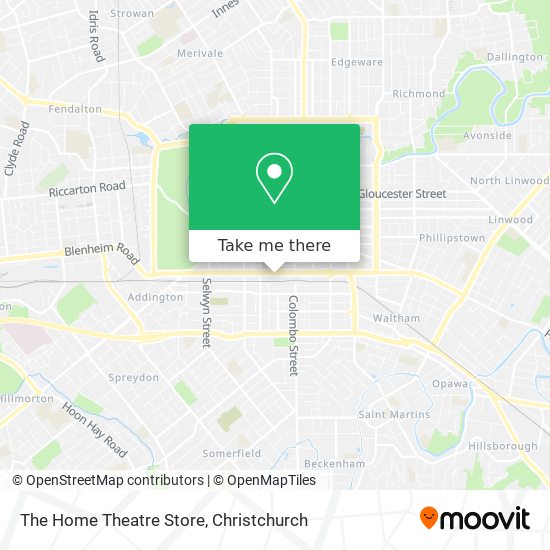 The Home Theatre Store map