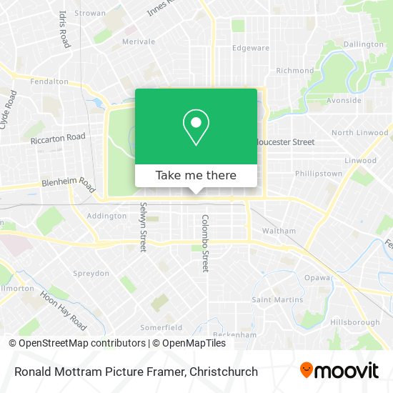 Ronald Mottram Picture Framer map
