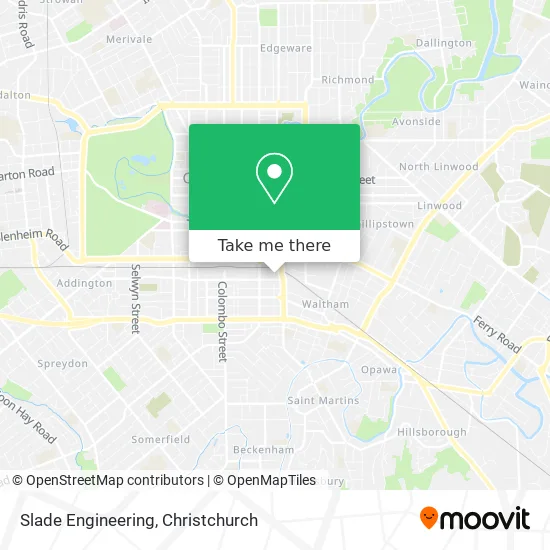 Slade Engineering map