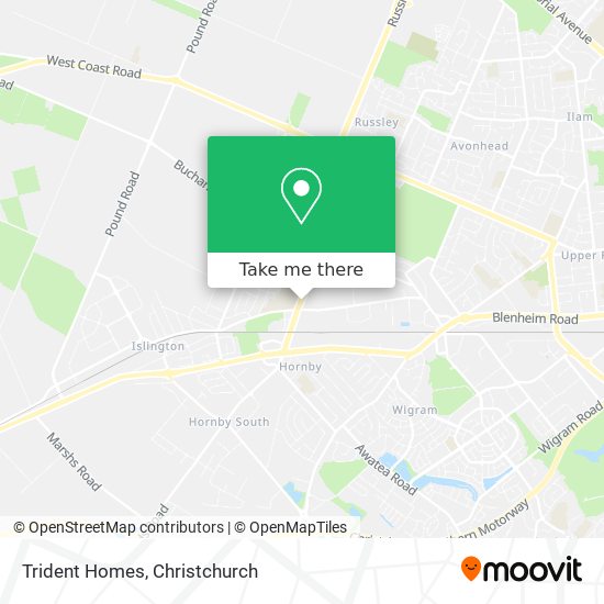 Trident Homes map