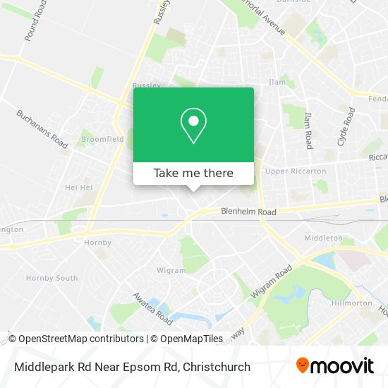 Middlepark Rd Near Epsom Rd map