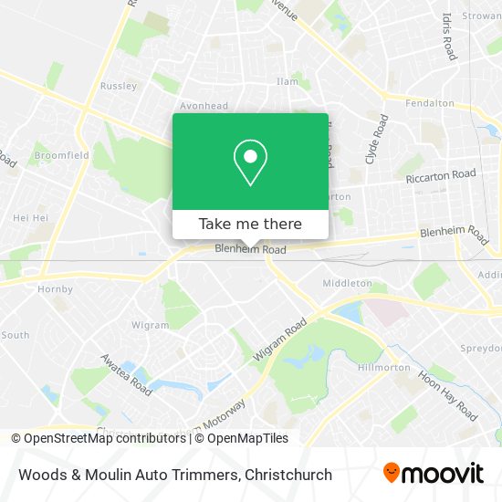 Woods & Moulin Auto Trimmers map