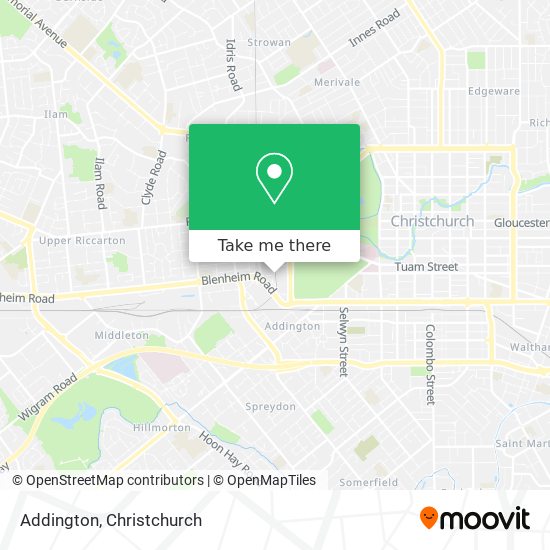 Addington map