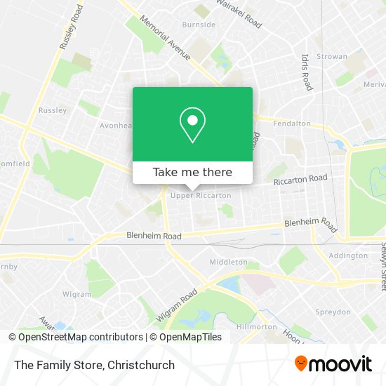 Family Store in Christchurch by Bus 