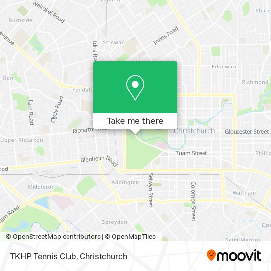 TKHP Tennis Club map