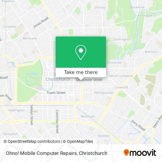 Ohno! Mobile Computer Repairs map