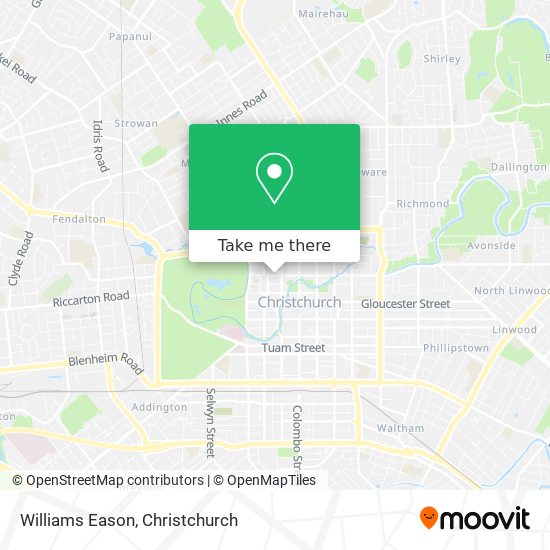Williams Eason map