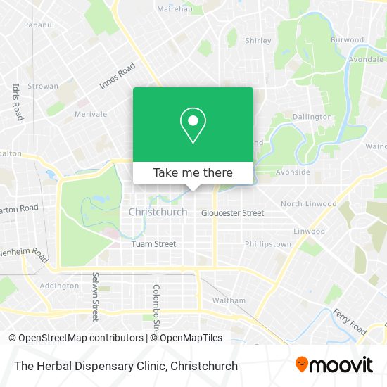 The Herbal Dispensary Clinic map