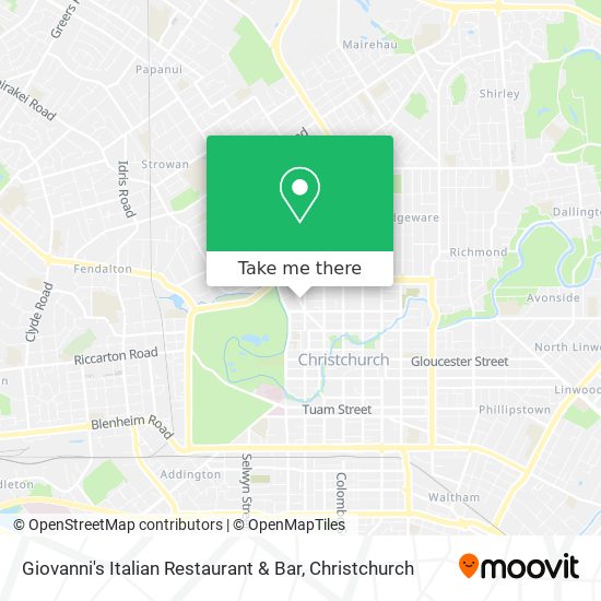 Giovanni's Italian Restaurant & Bar map