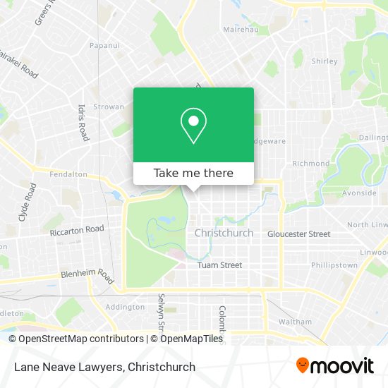 Lane Neave Lawyers map