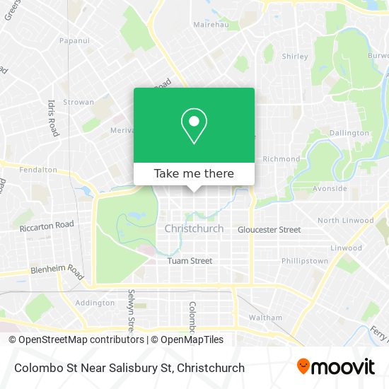 Colombo St Near Salisbury St地图