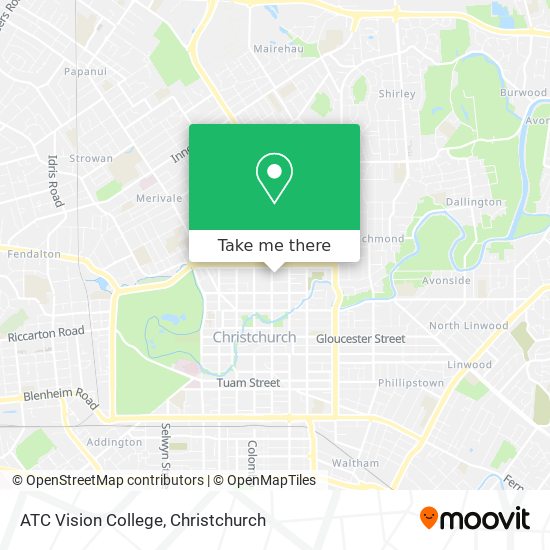 ATC Vision College map