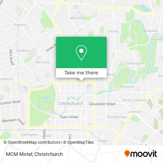 MCM Motel map