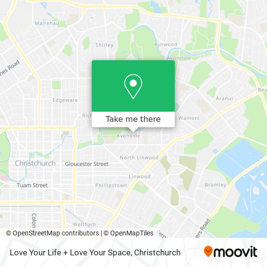 Love Your Life + Love Your Space map