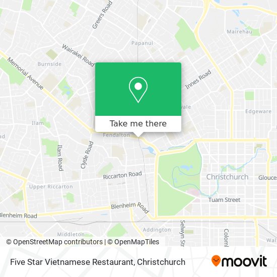 Five Star Vietnamese Restaurant map