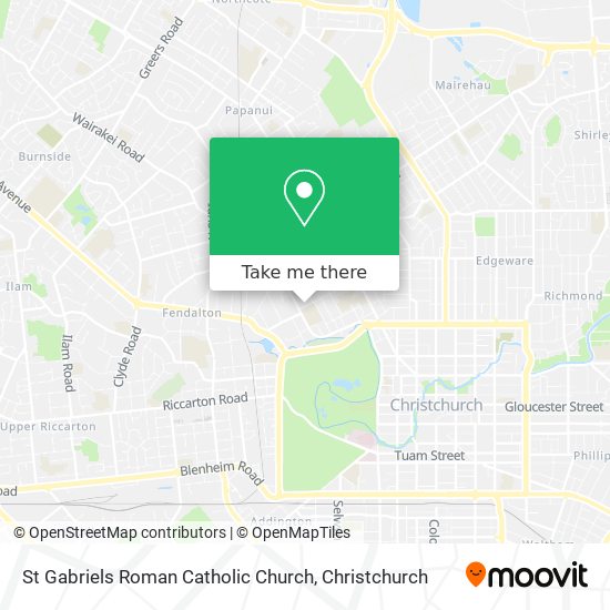 St Gabriels Roman Catholic Church map