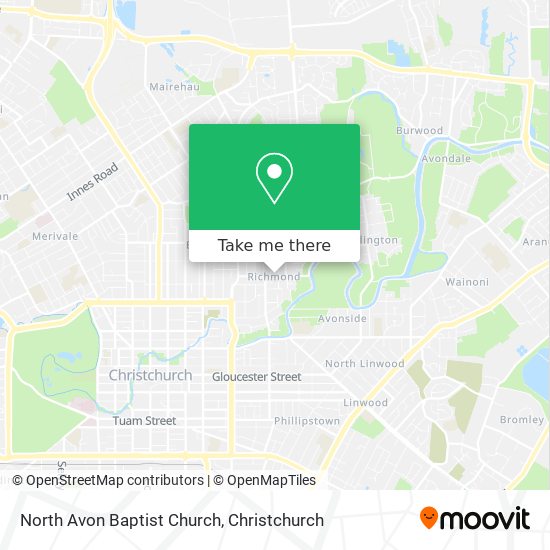 North Avon Baptist Church地图