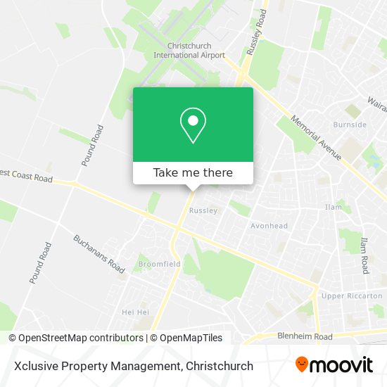 Xclusive Property Management map