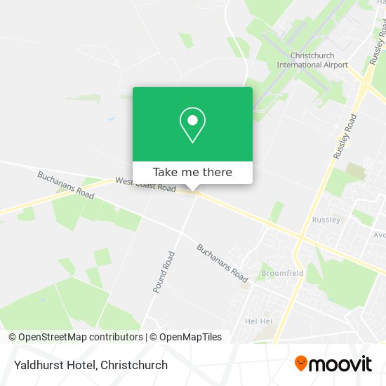 Yaldhurst Hotel map