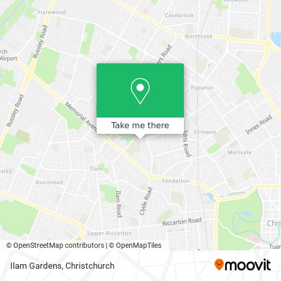 Ilam Gardens map