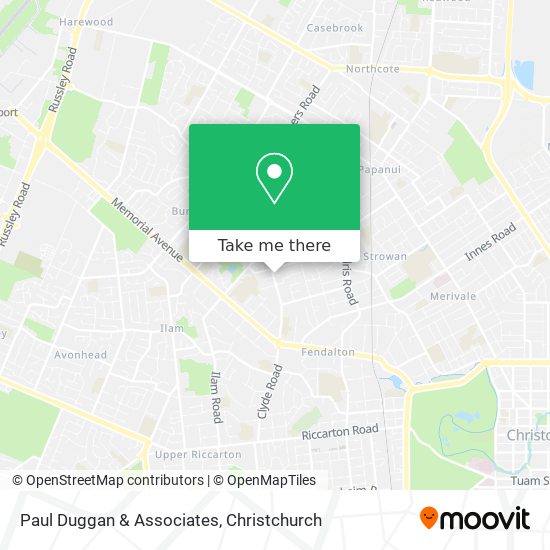 Paul Duggan & Associates map