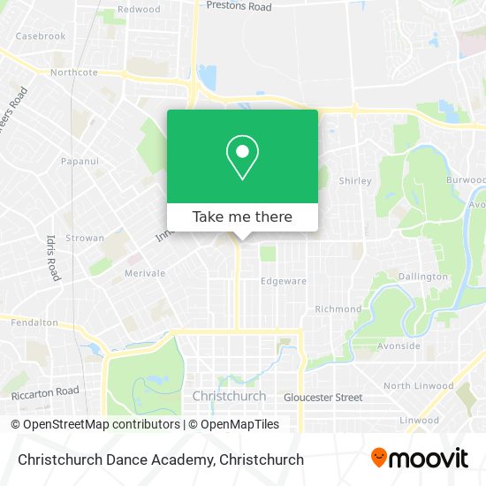 Christchurch Dance Academy map