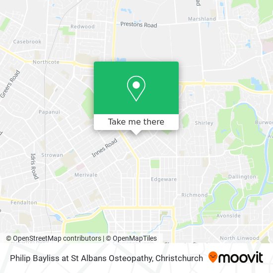 Philip Bayliss at St Albans Osteopathy map